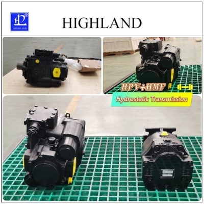 การส่งไฟฟ้าแบบไฮโดรสแตติกที่ประสิทธิภาพดี ลายเรียบง่าย ส่วนประกอบไฮโดรลิกสําหรับเครื่องจักรการเกษตร
